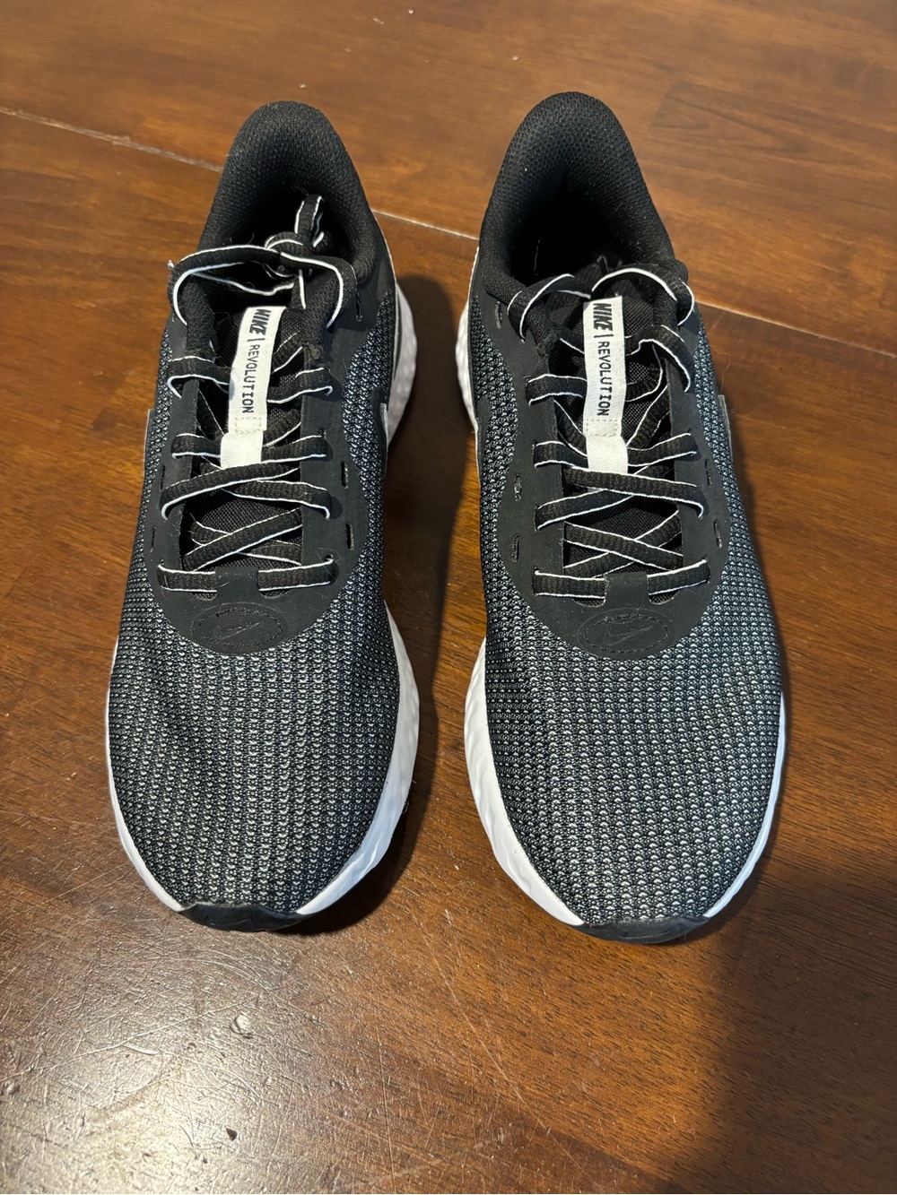 Nike Women’s Revolution Athletic Running Shoes - Black/White